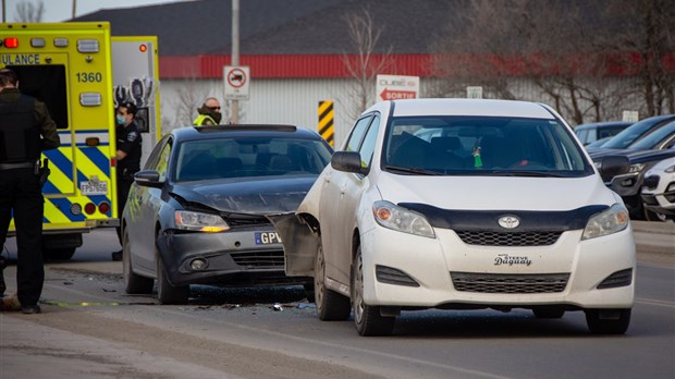Collision à Rivière-du-Loup 