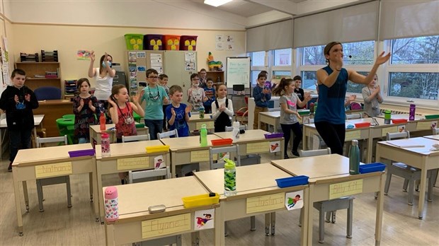 Cardio-Bulle : une enseignante de Saint-Alexandre-de-Kamouraska fait bouger des milliers d’élèves