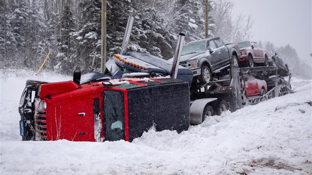 Accidents : une scène spectaculaire sans blessé à Saint-Antonin 