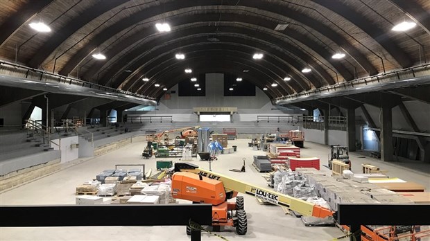 Dernier droit pour les travaux au Stade de la Cité des jeunes de Rivière-du-Loup