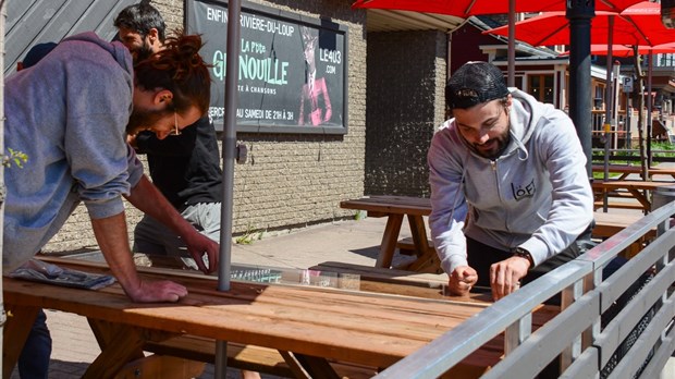 Les terrasses revivent au centre-ville de Rivière-du-Loup