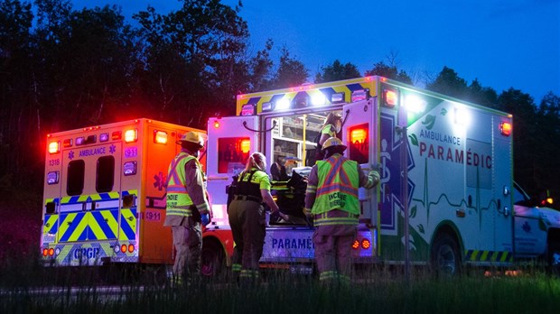 Accident sur l’autoroute 20 à Rivière-du-Loup