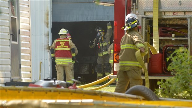 Incendie dans un garage à Pohénégamook