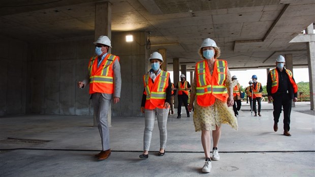 Visite du chantier de la future maison des ainés et alternative de Rivière-du-Loup