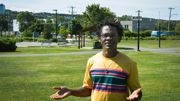 Michel-Ange Nicolas a fui Haïti, son pays d’origine