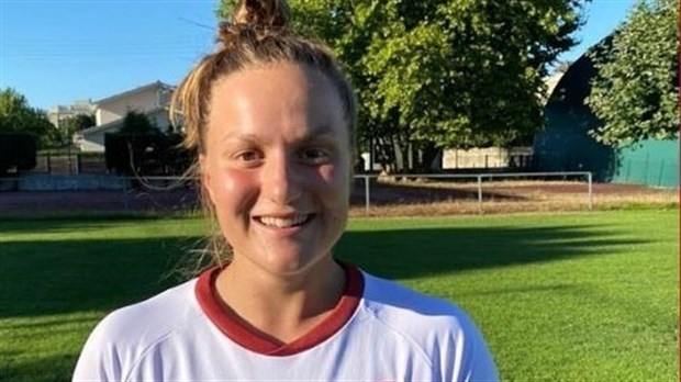 Justine Pelletier participe à un camp d’entrainement de Rugby Canada