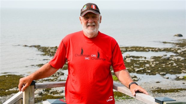 Denis Dionne traverse le Québec pour la recherche sur le cancer