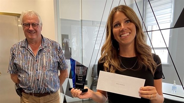 Paméla Bérubé remporte la bourse du Fonds d’investissement jeunesse