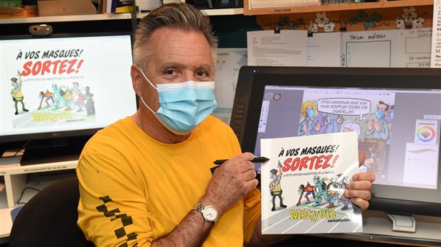 Regard humoristique sur la pandémie par le caricaturiste Métyvier