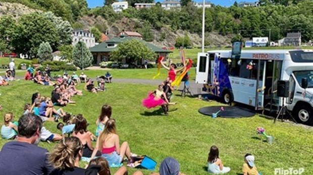 Cirque en plein air avec le Fun Truck le 9 aout à Trois-Pistoles