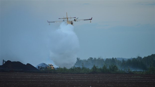 L’incendie de tourbière à Saint-Modeste est maitrisé