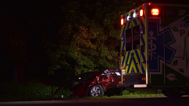 Accident à Notre-Dame-du-Portage