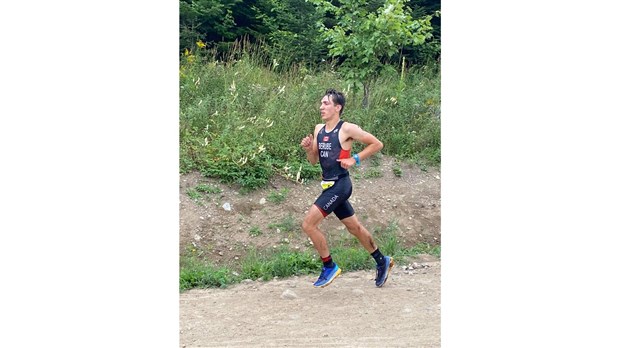 Eliott Bérubé a tenté de se classer au championnat du monde XTERRA