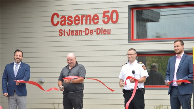 Inauguration de la nouvelle caserne incendie de Saint-Jean-de-Dieu