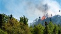 Incendie de forêt à Saint-André-de-Kamouraska