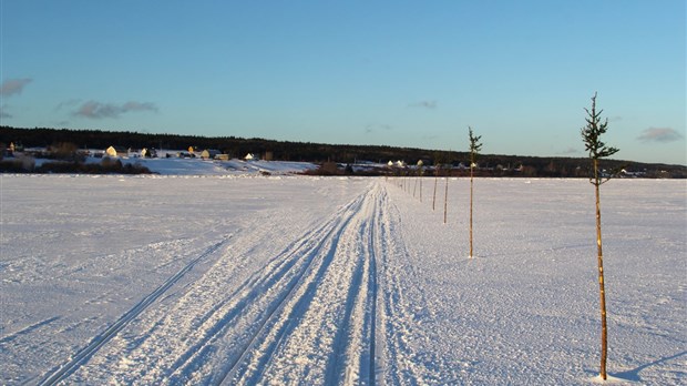 Ouverture du pont de glace de l'île Verte