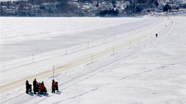 Le pont de glace est ouvert entre Saint-Juste-du-Lac et Témiscouata-sur-le-Lac