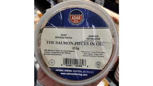 Avis de ne pas consommer des morceaux de saumon National Herring