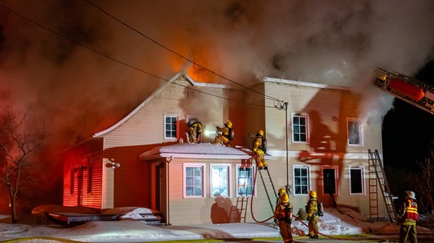 Incendie dans une résidence de l'Anse-au-Persil 