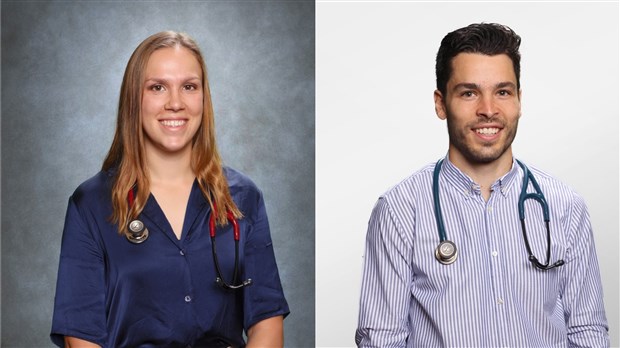 Deux futurs médecins en stage au CHRGP 