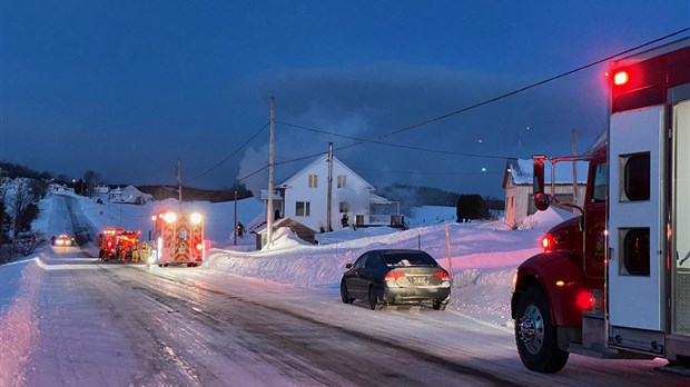 Incendie à Saint-Jean-de-Dieu