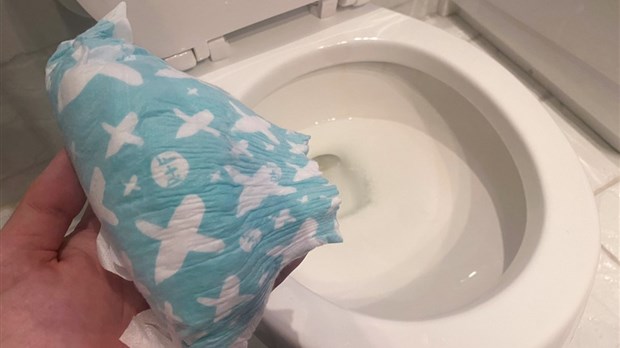 Des couches et des guenilles jetées aux toilettes posent problème à Cacouna