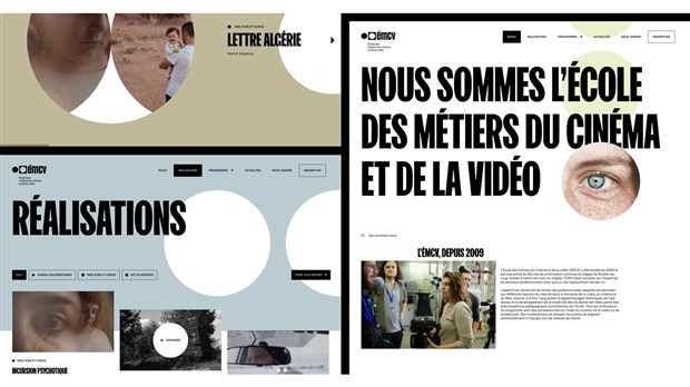 L’École des métiers du cinéma et de la vidéo déploie sa nouvelle identité visuelle