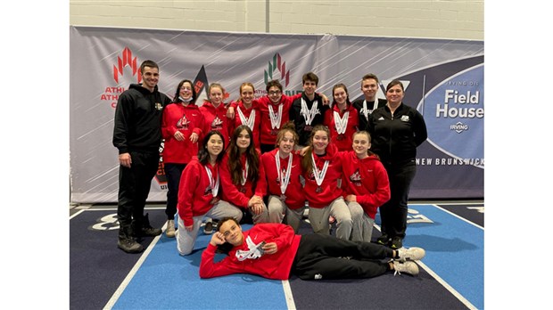 Mathis Dumont, double champion canadien en athlétisme