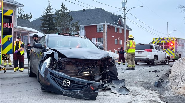 Collision à Rivière-du-Loup