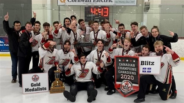 Le Blitz du Témiscouata médaillé d’or aux Championnats canadiens