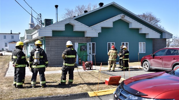Intervention incendie à Saint-Épiphane