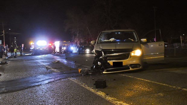 Deux blessés graves à la suite d'une collision à Rivière-du-Loup