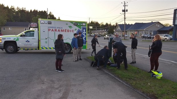 Un adolescent se blesse en cyclomoteur à Rivière-du-Loup