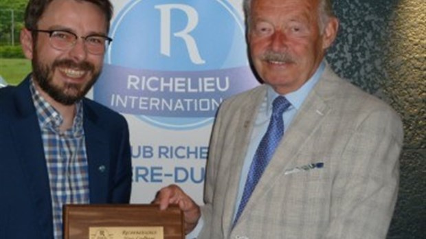 Hubert Lafortune devient président du club Richelieu