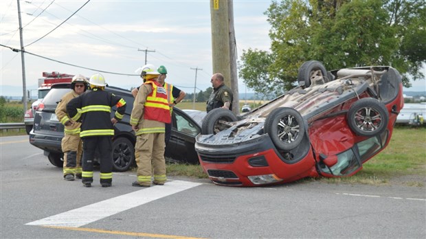 Collision latérale à Saint-Arsène