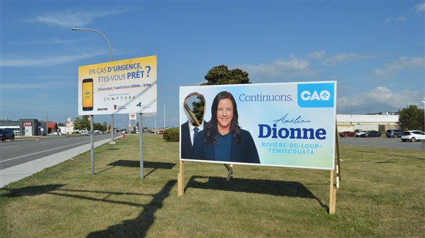 Des pancartes électorales vandalisées