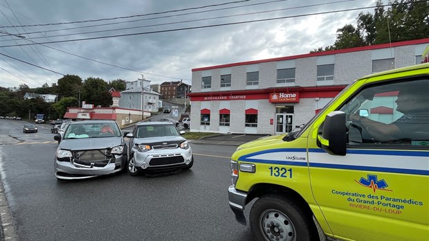 Collision à Rivière-du-Loup