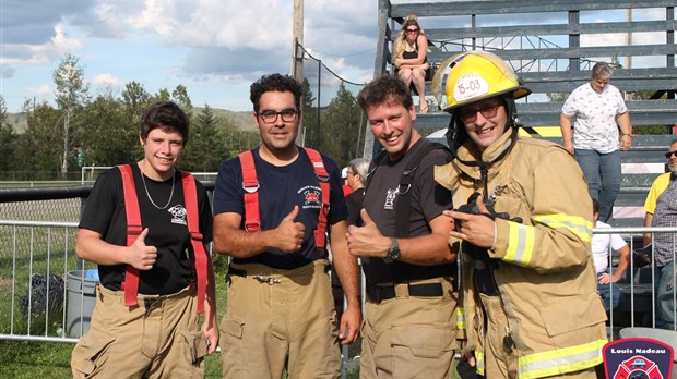 Succès pour le rassemblement de l'Association des Pompiers de l'Est-du-Québec 