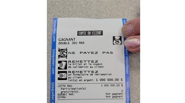 Un lot de 1 000 000 $ remporté au Marché Desbiens et Fils de Cacouna