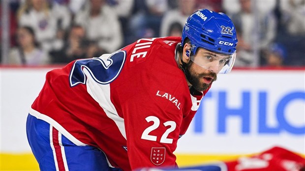 Alex Belzile et Gabriel Bourque au camp d’entrainement du Canadien 