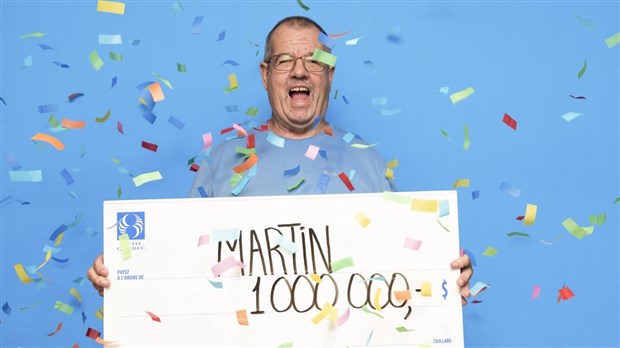 Martin Rioux remporte un lot de 1 M$ au Lotto Max