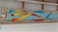 Une fresque murale au Centre de Curling Prelco 