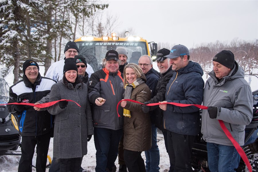 Une nouvelle partie du sentier Trans-Québec 85 inaugurée