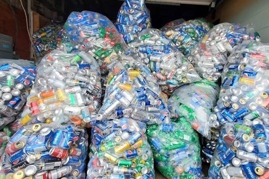 Collecte de contenants consignés pour la Fondation du Collège Notre-Dame