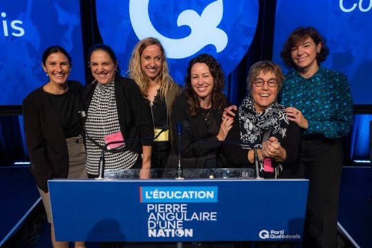 Conseil national du Parti Québécois sous la thématique de l’éducation 