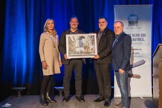 Trajectoires Hommes du KRTB récipiendaire du 4e Prix Hommage Guy Corneau