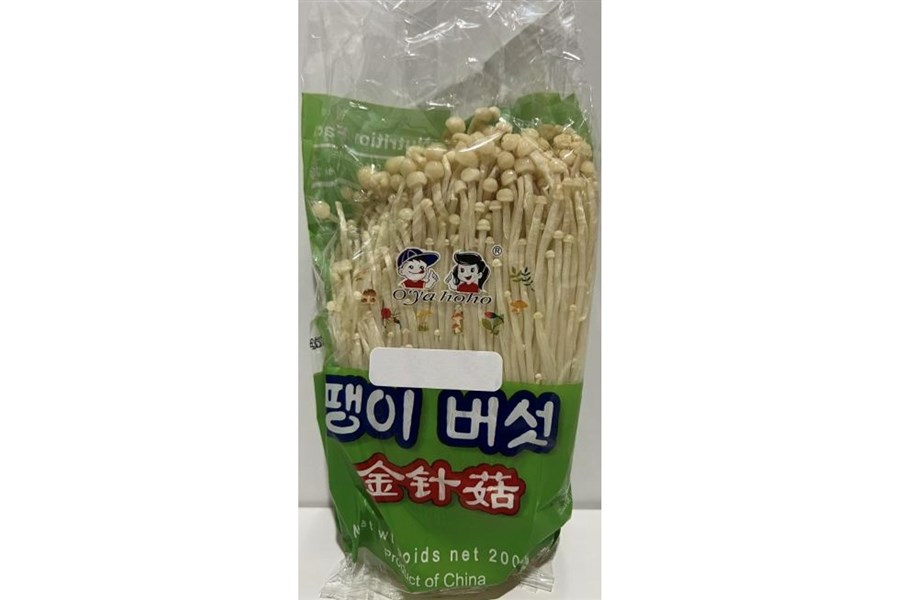 Rappel de «100% Fresh Enoki Mushrooms» de marque O’Ya hoho