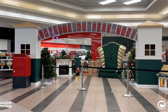 Père Noël et lutins - Centre commercial RDL
