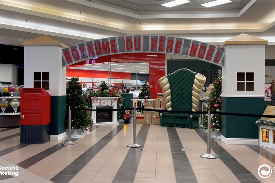 Père Noël et lutins - Centre commercial RDL