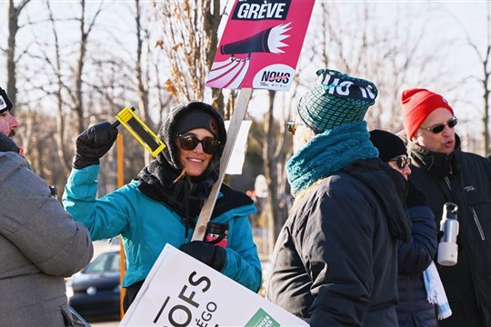 Le Front commun annonce sept nouvelles journées de grève